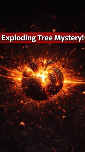 THE EXPLODING TREE | DYNAMITE TREE 🤯 | #didyouknow #sciencefacts #krishnasuniverse