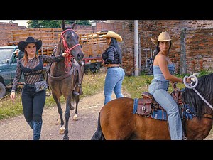 Amazing Rodeo in Colombia 😍 The Most Beautiful Cowgirls Riding 🐴