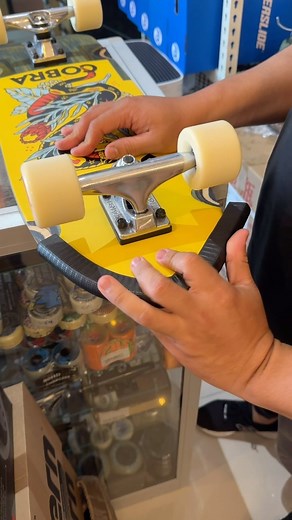 Protect your deck with a bumper protector (rm19 each). Works best on longboards, surfskates and cruisers. Can even put them on your regular popsicle skateboard if you wanna keep your tail and nose pristine (may make ollies a little harder though 樂). | Wheel Love Skateshop | Facebook