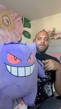 Gengar Jumbo Pokémon plush figures from Gamestop with Rock Mercury