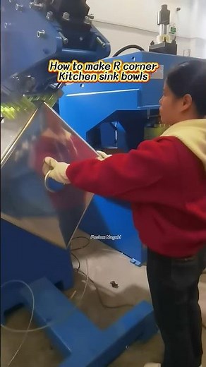 R corner sink making machines#kitchen sink bowls making#Punch machine#Kitchen equipment