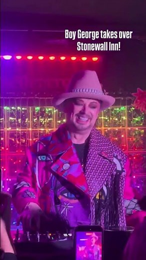 What better place to celebrate Pride than The Stonewall Inn?! #80spop #boygeorge