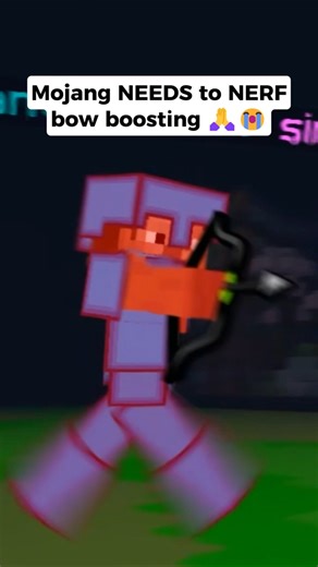 Mojang NEEDS to nerf bow boosting 😭✌️ #minecraftpvp #hiveskywars #zeqa