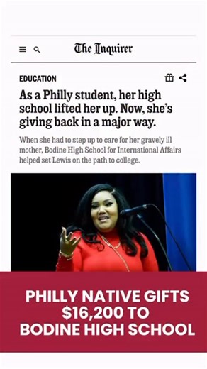 I’m beyond grateful and excited to share that through The Student Loan Doctor, we were able to donate $16,200 to William W. Bodine High School to cover senior class dues for their students. 🙌🏽🎓 This moment is bigger than a number—it’s about removing barriers, honoring where I come from, and making sure students can celebrate a milestone they’ve earned without financial stress standing in the way. This is what purpose-driven work looks like. When you build a business rooted in service, educati