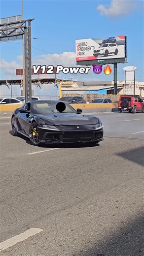 🇩🇴 Exotic Motors Rd 🇩🇴 on Instagram: "V12 Power 😈🔥 #ferrari12cilindrispider #ferrari #v12 #donuts #exoticmotorsrd 🏎️: @jeantheboss"