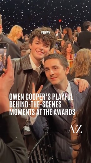 A2Z Fashion Magazine on Instagram: "The standout moment at the 2026 #CriticsChoiceAwards wasn’t just the awards alone. #OwenCoooper, who took home the Best Supporting Actor in a Limited Series or Movie Made for Television for #Adolescence, was spotted sharing laughs and playful banter with #TimotheeChalamet (Marty Supreme, Best Actor) and #JacobElordi (Frankenstein, Best Supporting Actor). It was a rare glimpse of the effortless chemistry of Hollywood’s new generation. On the style front, Cooper