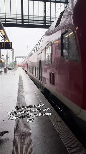 Exploring Hannover Hbf: Regional Train 1 from Bremen Hbf