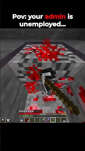 Pov Your Admin Is Unemployed #minecraft