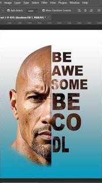 Rock face text masking Effect#photoshop #designinspiration #graphicdesign #adobe #photoshoptutorial