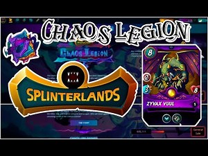 Chaos Legión Ha llegado a Splinterlands! - Estrategias, Packs y Más... — Hive