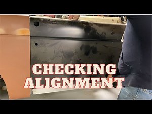 Early Bronco Restoration l Checking Door Alignment
