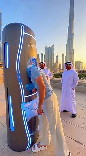 Automatic hair shaving machine in Dubai 🇦🇪 Or AI 🤖 🫢 😮 | Bismark Owusu Bempah-Ayala