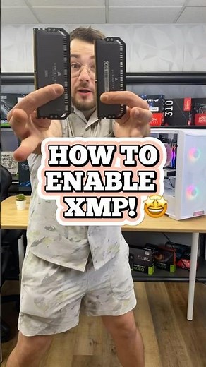 How to enable XMP! 🤩 #pctips #techvideo #howtotech #xmp