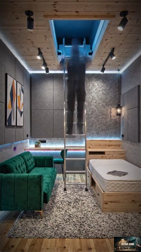 This hidden bunker is absolutely insane inside 😱 #survival #construction #shorts