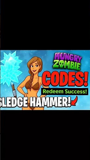 ❄️SLEDGE HAMMER! All PAYLOAD UPDATE 12 CODES FOR HUNTY ZOMBIE! ROBLOX HUNTY ZOMBIE CODES