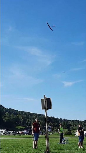 Gruppenstart beim F5J-Eibenwaldpokal, 2025, Tag1