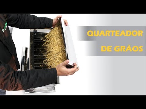 Como utilizar o quarteador de grãos