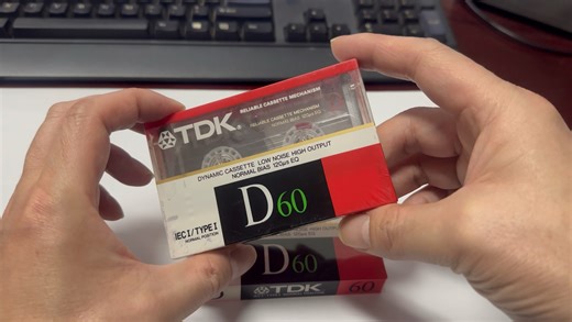 磁带开封不能停之开封TDK 1988年版D60(直D)一类带