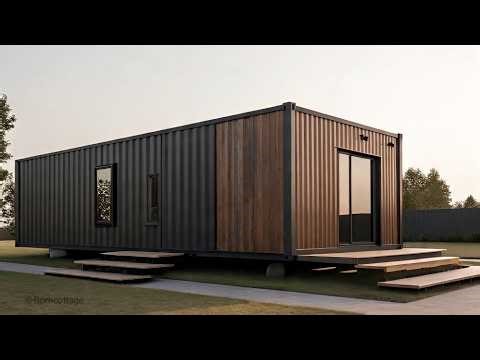 2x 40ft Shipping Containers Transformed into Amazing Off-Grid Family Home ( 2 Bedroom )