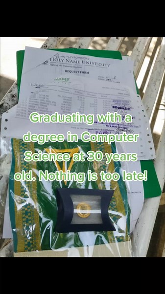 Graduating Bs in Computer Science. I started college way back 2013. I was studying on and off (intermittent college journey). I am now 30, nothing is too late! #fypシ #computerscience #techtok