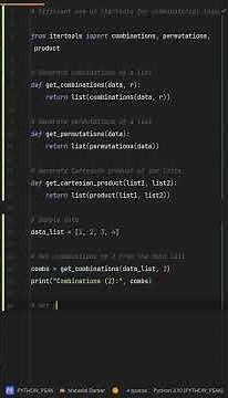 How to use itertools for combinatorial logic? Master Combinatorial Logic with Pythons itertools!