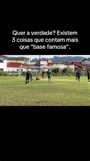 3 COISAS QUE CONTAM MAIS QUE BASE \t1.\tQuer a verdade? Existem 3 coisas que contam mais que “base famosa”. \t2.\t1️⃣ Nível REAL hoje. \t3.\t2️⃣ Mentalidade de treino. \t4.\t3️⃣ Capacidade de aguentar pressão. \t5.\tSe você é sem base, mas tem essas 3… comenta: TENHO ISSO e manda DM. #m#mentaldedejogadors#sembasej#jogadorbrasileirof#futebolnaespanhaSIPA_Brasil