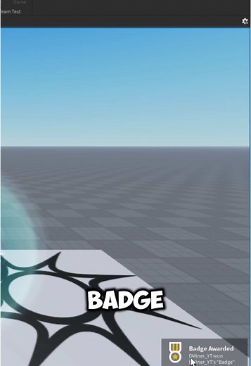 Create a Welcome Badge in Roblox Studio Tutorial