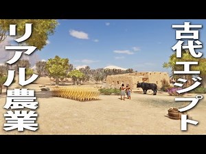 古代エジプトで農業をしていく最新シミュレーターゲームの先行プレイ【 Ancient Farm ライブ配信 】