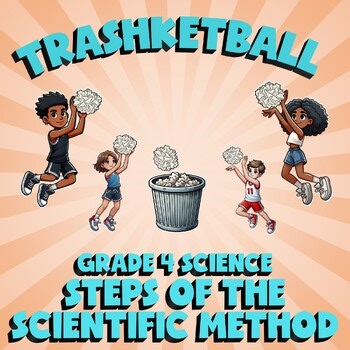 Steps of the Scientific Method TRASHKETBALL Science Game - No Prep Grade 4