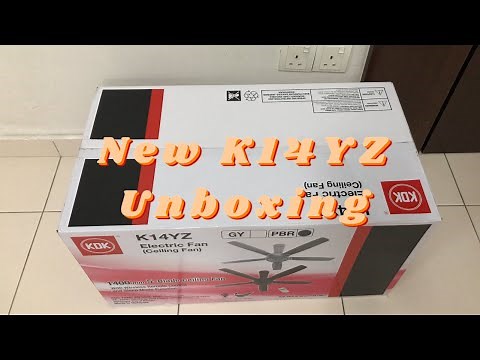 2021 KDK K14YZ 56" Ceiling Fan Unboxing