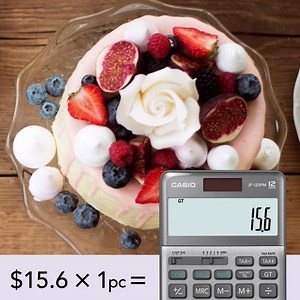 Does your CASIO calculator have GT key? Imagine you are buying several sweets of different prices.🧁🍰🍭 🍭Muffins $1.9×7 pcs= $13.3 🍭Cake $15.6×1pc = $15.6 🍭Cupcakes $2.1×7pcs = $14.7 To get Grand Total, just press the GT Key!! The result is $43.6. Remember to use this convenient key in your daily calculations😉 Featured model👉https://www.casio-intl.com/asia/en/calc/products/JF-120FM/ | CASIO Calculators Global