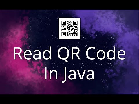 Read QR Code In Java Using ZXing Library