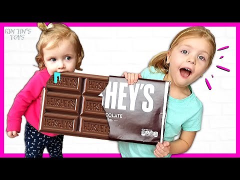 Kin Tin and RoRo Find a Magical Castle that turns Tiny Candy into GIANT CANDY!