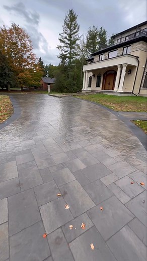 Driveway goals 👌 Unilock | Caspian Landscape