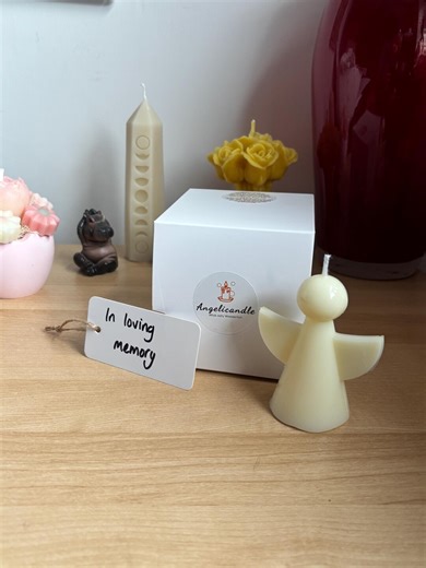 Angel Candle - Scented - in Loving Memory - Gift Boxed - Etsy