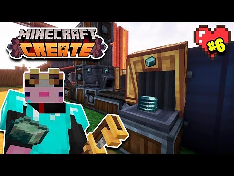 ✅I built an infinite ZINC FACTORY in MINECRAFT CREATE MOD