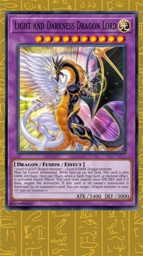 NEW Light & Darkness Dragon SUPPORT #yugioh #yugiohcommunity #tcg #yugiohgx #chazz #yugiohtcg