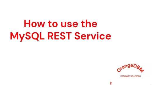 如何使用 MySQL REST Service
