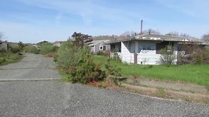 Abandoned housing at old North Truro Air Force Station