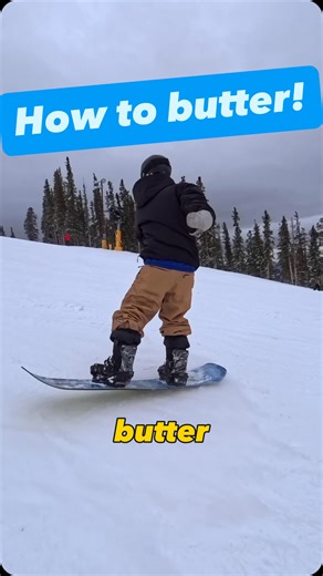 Tommie Bennett on Instagram: "How to butter #snowboarding"
