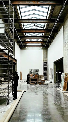 Raw Concrete to Modern Gallery | Insane Transformation😳 #beforeafter #renovation #design