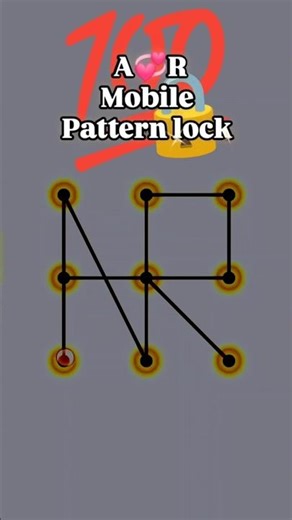 A 💞 R pattern lock 🔐🔒🔐🔒 #mobilepatternlock 📲📲📲📲‪@CharanYadav7475‬ 💞💘💞💘💞💘💞💘💞