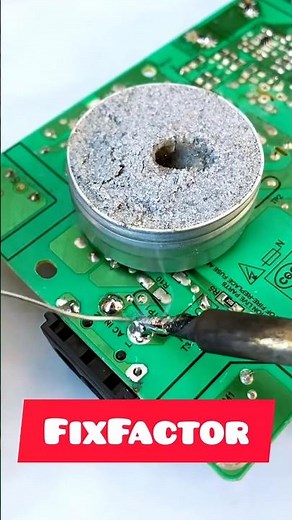 Industrial PCB Repair: Using Professional Solder Flux & Paste 🛠️#FixFactor #diy #soldering #howto