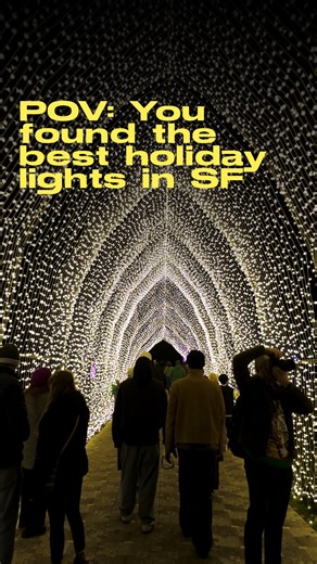 The massively popular Lightscape at the SF Botanical Garden features a mile-long trail of illuminated art and over a million lights. Don’t miss this winter kaleidoscope before it closes on January 4th. You can find more fun things to do in the Bay by subscribing to our weekly culture newsletter at the link in comments. | SFGATE