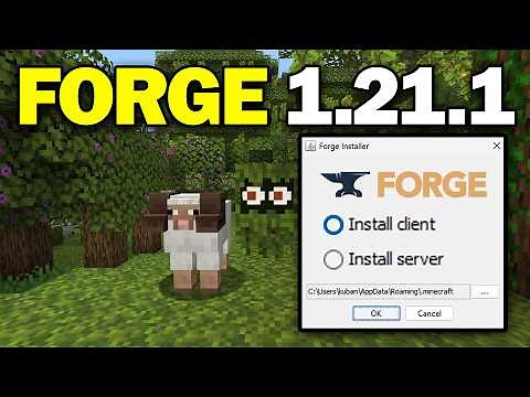 How To Download & Install Forge 1.21.1 and Mods for Minecraft 1.21