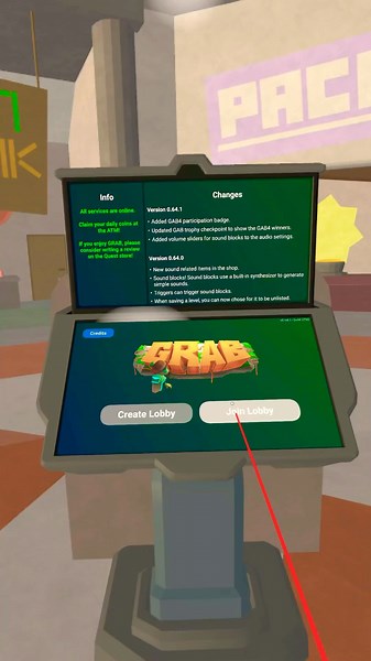 The Grab Community Is Getting CREATIVE With The NEW Sound Blocks! 🎶#GRABVR #VRGaming #shorts