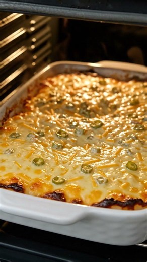 Cheesy Green Chile Chicken Bake