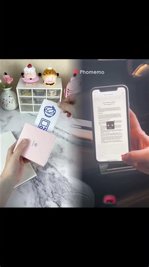 Printing stickers with M02 mini printer.#inklessprinter #sticker