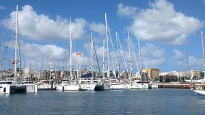 During today's dockwalk, we noticed Pontoon S actively getting their yachts ready for the transatlantic adventure. It's great to see the ARC fleet efficiently handling their tasks, ensuring they have a relaxing time in Las Palmas before starting their journey. #arcrally #arc2023 #dailydockwalk #worldcruisingclub #laspalmas #grancanaria #sailing #cruising | ARC Atlantic Rally for Cruisers
