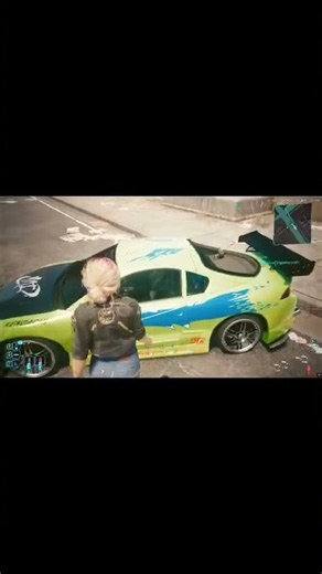 fast and furious car in cyberpunk 2077 game